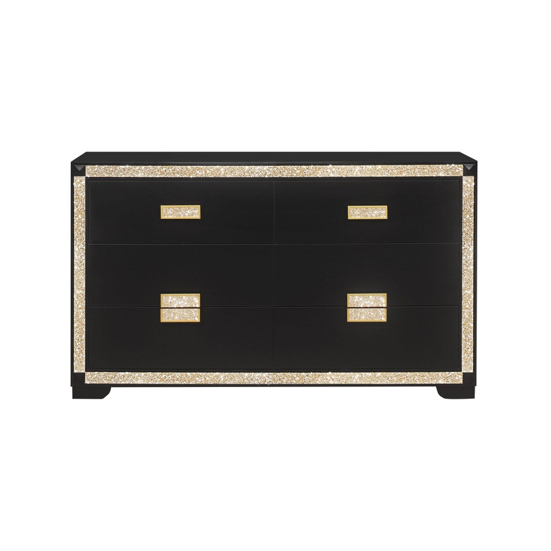 Blake – Dresser – Black / Gold