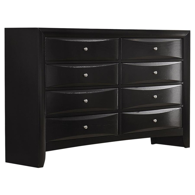 Briana – 8-Drawer Dresser – Black