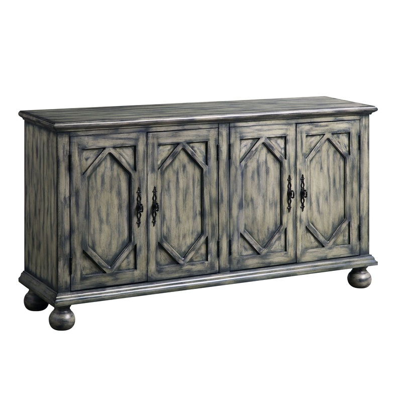 Pavan – Accent Table – Rustic Gray