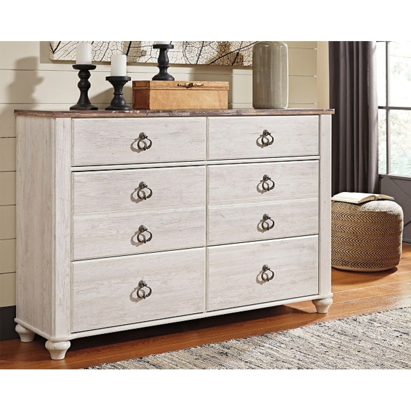 Willowton Six Drawer Dresser