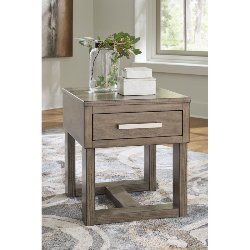 Ashley Express – Loyaska Rectangular End Table