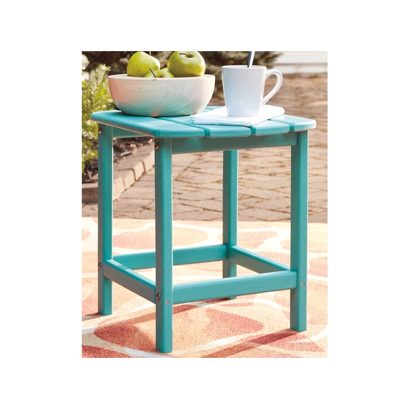Ashley Express – Sundown Treasure Outdoor End Table Turquoise